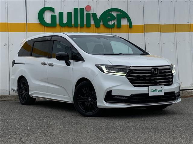 オデッセイ 2.0 e:HEV アブソルート EX ブラックエディション 本革シート ワンオーナー