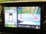 【アラウンドビューモニター】専用のカメラにより、上から見下ろしたような視点で360度クルマの周囲を確認することができます☆死角部分も確認しやすく、狭い場所での切り返しや駐車もスムーズに行えます。