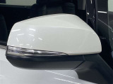 視認性の良いターンランプ付きドアミラー。 周りからどっちに曲がるか判りやすくなって安全性が向上しますね。