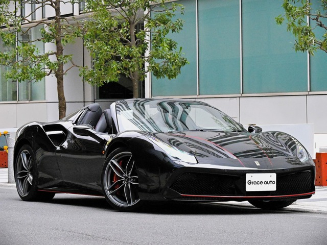 488スパイダーF1 DCTデイトナスタイルシ-ト/カ-ボンLEDステアリ