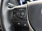 ステアリングスイッチ付き。前方から目を離すことなく操作することが可能です。