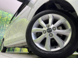【純正14インチアルミホイール】外観にマッチした純正アルミホイールを装着しております。各種社外アルミホイールや、スタッドレスタイヤも取扱いしております。是非ご相談ください♪