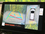 【パノラミックビューモニター】専用のカメラにより、上から見下ろしたような視点で360度クルマの周囲を確認することができます☆死角部分も確認しやすく、狭い場所での切り返しや駐車もスムーズに行えます。