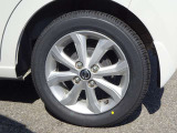 【タイヤ】 【純正14インチアルミホイール】《155/65R14》専用のアルミなのでお車のイメージぴったりですね!