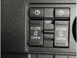 両側電動スライドドアのスイッチ付です。車内からもスイッチひとつで楽にドアの開閉が可能です。電動なので開閉時に力を使う必要がなく、半ドアになることもありません!