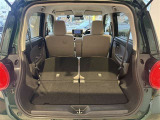 両シートを倒せばラゲージスペースが更に広くなります!