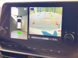 【アラウンドビューモニター】専用のカメラにより、上から見下ろしたような視点で360度クルマの周囲を確認することができます☆縦列駐車や幅寄せ時に活躍してくれます♪