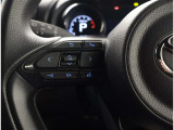 左側のステアリングスイッチはディスプレイとオーディオの音量が可能です。