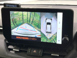 【パノラミックビューモニター】専用のカメラにより、上から見下ろしたような視点で360度クルマの周囲を確認することができます☆死角部分も確認しやすく、狭い場所での切り返しや駐車もスムーズに行えます。