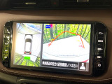 【アラウンドビューモニター】専用のカメラにより、上から見下ろしたような視点で360度クルマの周囲を確認することができます☆死角部分も確認しやすく、狭い場所での切り返しや駐車もスムーズに行えます。