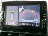 ナビ画面アラウンドビューモニター付、安心安全、全方向、上から見えます。運転が苦手な方安心です。