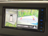 【マルチアラウンドモニター】専用のカメラにより、上から見下ろしたような視点で360度クルマの周囲を確認することができます☆死角部分も確認しやすく、狭い場所での切り返しや駐車もスムーズに行えます。