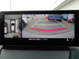 狭い路地でのすれ違いや、見通しの悪いT字路で安全確認ができる360℃ビューモニター。