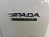 SPADA PREMIUMLINEのロゴが後ろ姿に存在感を与えてくれます。