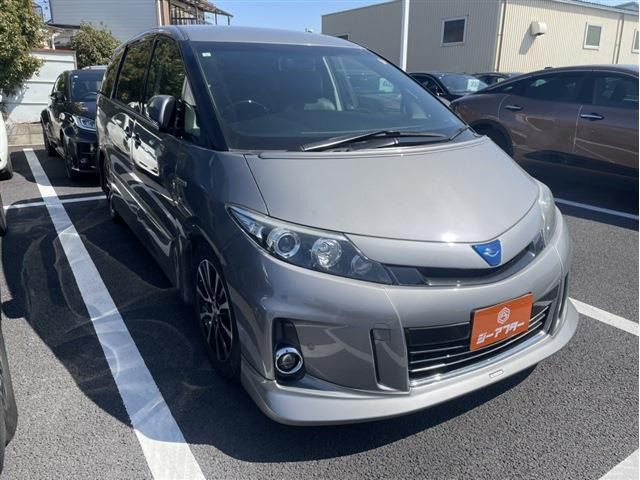 エスティマハイブリッド2.4 アエラス プレミアムエディション 4WD禁煙車 フロントサイドTRDエアロ