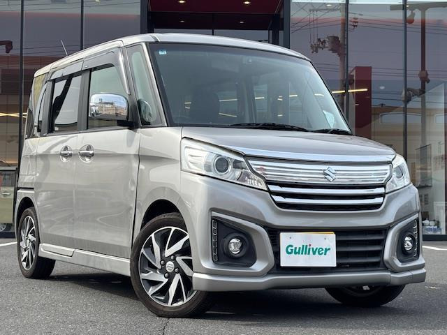 スペーシアカスタムXS ターボ本革シート 修復歴無し