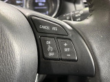 【クルーズコントロール】高速道路もラクラク走行。アクセルを離しても一定速度で走行ができ、長距離運転時の負担を軽減!加速・減速も簡単なスイッチ操作で調整できます。