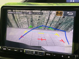 【バックカメラ】駐車時に後方がリアルタイム映像で確認できます。大型商業施設や立体駐車場での駐車時や、夜間のバック時に大活躍!運転スキルに関わらず、今や必須となった装備のひとつです!