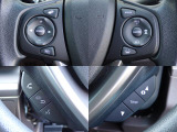ステアリングスイッチ各種。クルーズコントロール装備。