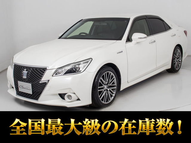 クラウンアスリート ハイブリッド 2.5 S 黒本革 エアシート スパッタ18AW