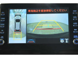 専用のカメラにより、上から見下ろしたような視点で360度クルマの周囲を確認することができます☆縦列駐車や幅寄せ時に活躍してくれます