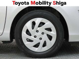 トヨタ純正ホイールキャップが装着されています。