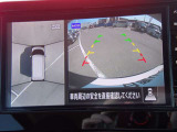 上からの視点で狭い駐車場への駐車などに役立つアラウンドビューモニターです♪