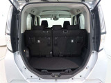 広々としたラゲージスペースを備えています。大きなものや長さのある荷物もしっかりと積み込めます。