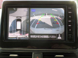 上空から見下ろしているかのように駐車できるアラウンドビューモニター。車庫入れや縦列駐車に役立ちます。