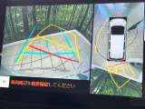 【パノラミックビューモニター】専用のカメラにより、上から見下ろしたような視点で360度クルマの周囲を確認することができます☆死角部分も確認しやすく、狭い場所での切り返しや駐車もスムーズに行えます。