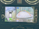 【アラウンドビューモニター】専用のカメラにより、上から見下ろしたような視点で360度クルマの周囲を確認することができます☆死角部分も確認しやすく、狭い場所での切り返しや駐車もスムーズに行えます。
