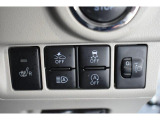 各種スイッチ。運転席から操作設定可能です。