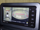 パノラミックビューモニターを装備。駐車場や交差点でクルマを真上から見るように周囲を確認できます。機能の詳細は販売店スタッフまでおたずねください。