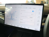 車両の設定等もスマートフォンのようなインターフェースです