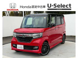 存在感あるフロントフェイス。走りも楽しめる N-BOXカスタム ターボが入庫しました!!
