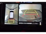 9インチディスプレイオーディオ  パノラミックビューモニター付きです。 車両を上から見たような映像をディスプレイオーディオ画面に表示します