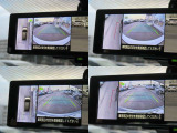 【アラウンドビューモニター】上から見下ろすような視点でスムース駐車をサポートしてくれるアラウンドビューモニター(^v^)