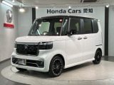 全国納車可 第三者機関証明書付 H SENSING 2ト-ン 新車保証 試乗車 ワンオ-ナ- ナビLXU-242NBi TV Rカメラ装備のN-BOXカスタム ターボコーディネートスタイル入庫!