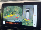 【パノラミックビューモニター】専用のカメラにより、上から見下ろしたような視点で360度クルマの周囲を確認することができます☆死角部分も確認しやすく、狭い場所での切り返しや駐車もスムーズに行えます。