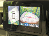 【全方位モニター用カメラ】専用のカメラにより、上から見下ろしたような視点で360度クルマの周囲を確認することができます☆死角部分も確認しやすく、狭い場所での切り返しや駐車もスムーズに行えます。