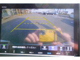 リアカメラ付で車庫入れも安心です。