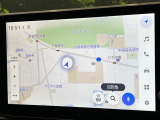 【10.5インチ ディスプレイオーディオ】大画面のディスプレイはAppleCarPlayやAndroidAutoが利用可能。大きな画面でスマホナビアプリ等が利用いただけます♪
