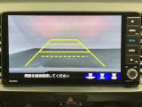 バックでの車庫入れも安心です! リアカメラが付いているバックモニター付のナビを装備しております。操作線もついており距離感も画面から確認できます。