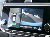 ナビ画面アラウンドビューモニター付、安心安全、全方向、上から見えます。運転が苦手な方安心です。
