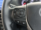 ステアリングスイッチ付き。前方から目を離すことなく操作することが可能です。