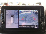 上位機種ナビなのでインテリジェント アラウンドビューモニターのカメラ映像を9インチナビ画面に出力出来ます。