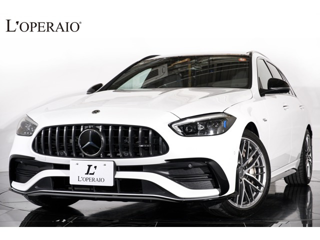 CクラスワゴンAMG C43 4マチック (BSG搭載モデル) 4WD有償色 パノラマルーフ 純正19インチアルミ