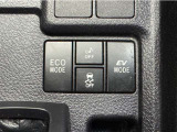 ハイブリット車は走行モードを選択することができます。燃費重視の時は「ECOモード」、モーターのみで静かに走る時は「EVモード」と道路状況に応じて使い分け出来ます。