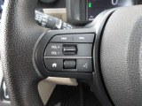 ハンドルにオーディオの操作スイッチが装備されています!視線を前方から外さずハンドルから手を離さずに操作できるのでとっても安全ですね♪
