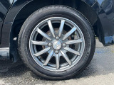 【純正14インチアルミホイール】外観にマッチした純正アルミホイールを装着しております。各種社外アルミホイールや、スタッドレスタイヤも取扱いしております。是非ご相談ください♪